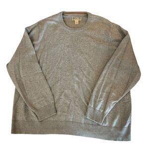 Duluth Trading Company Strongarm Crew Sweater Mens Size XXL Gray